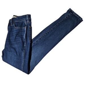 Madewell 10 inch Roadtripper Jeans Womens Size 26 Skinny Mid Medium Wash Denim